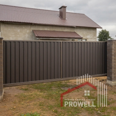 Ворота откатные СТАЛЬНЫЕ