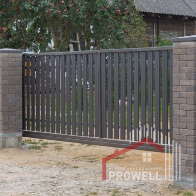 Ворота откатные СТАЛЬНЫЕ