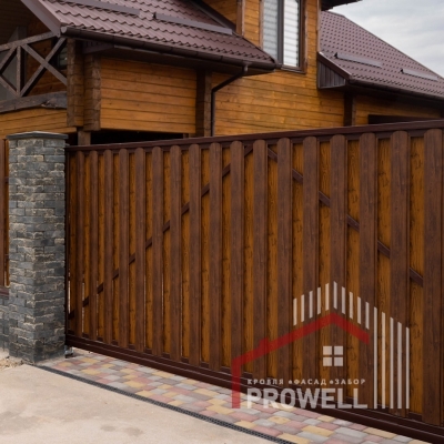 Ворота откатные СТАЛЬНЫЕ